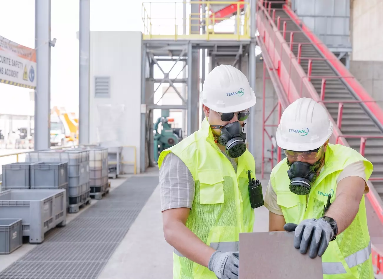 Employés Temaval sur site