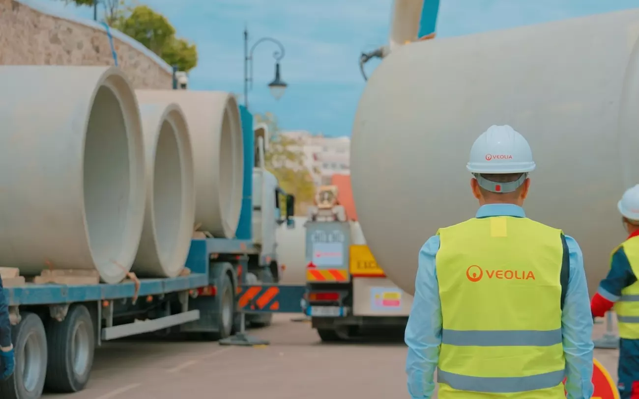 chantier employés Veolia