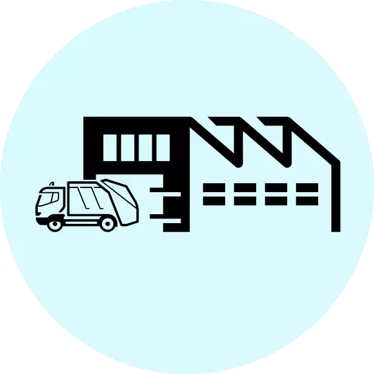 Déchets industriels - Logo